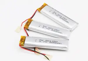 Bateria recarregável de polímero de lítio, 801350 3.7v 500mah, venda imperdível