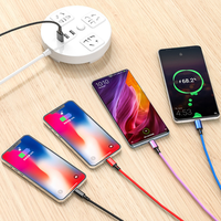 Câble USB de charge rapide 4-en-1 (ISO, Micro, Type C) de 1,2 m – Prix de gros pour cadeaux d'entreprise