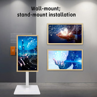 Affichage numérique mural grand format 98 pouces 4K UHD Android 11 2 Go 32 Go Écran LCD BOE Télécommande CMS
