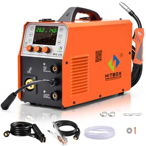 Soldador HITBOX 3 en 1Mig Otros soldadores de arco 250 MIG/MAG/MMA/CO2 DC Inverter Spot Mig Welding