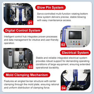 Máquina Automática TDB-250A para Fabricar Bidones de Plástico HDPE de 55 Galones/200 Litros - Product Image 2