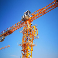 Grues à tour à dessus plat 12ton de haute qualité pour la construction avec d'excellentes spécifications