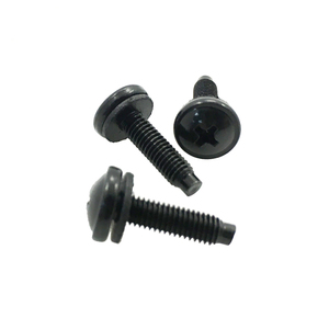 #10-32 Tiêu Chuẩn Đen Phillips Rack Vít Đầu Giàn Vít Với Điểm Thí Điểm - Product Image 1