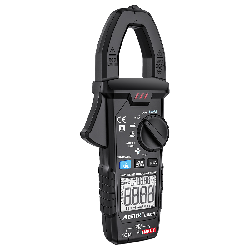 CM83D AC DC 600V 200A Ohm Hz Temperatura Digital Clamp Meter Multimetro Pinza Amperimetrica Clamp Meter Dual