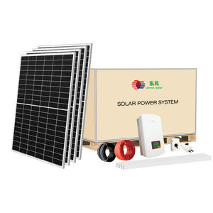 1kw 2kw 3kw 4kw 5kwグリッドソーラーシステム完全ミニ家庭用ソーラーシステムキット - Product Image 4