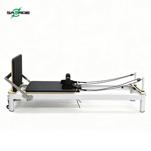 SAERDE Factory Wholesale High Quality Commercial Studio Classical Metal <b>Pilates</b> Bed Aluminum <b>Reformer</b> <b>Pilates</b> Machine - Product Image 1