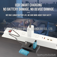 Chargeur double USB EN-EL14 avec écran LCD, charge automatique EN-EL14A pour batteries d'appareil photo Nikon D3100 D5100 Df MH-24 Li-ion