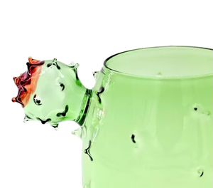 Porte-bougie rond en verre soufflé à la main, vert, personnalisé, avec des points, en forme de <span class=keywords><strong>cactus</strong></span> - Product Image 4
