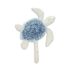 HMS in ghisa tartaruga gancio da parete 4 \ "blu panno di metallo bianco per cucina bagno casa asciugamano da Garage abbigliamento gioielli di stoccaggio - Product Image 2