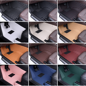Tapis de sol de voiture en cuir de luxe pressé à chaud 3D, ensemble complet de 4 pièces pour <span class=keywords><strong>Cadillac</strong></span> SRX 5 places 2010-2016, ajustement personnalisé, antidérapant, Muchkey - Product Image 5