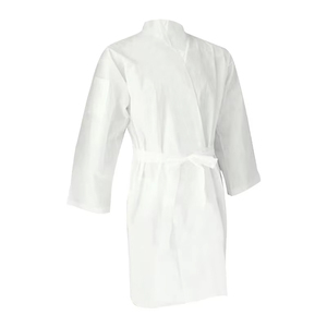 <span class=keywords><strong>Accappatoio</strong></span> Monouso Igienico in Tessuto Non Tessuto, Traspirante e Morbido per Sauna, Bagno Turco e Centri Massaggi - Product Image 4