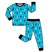2026 Nieuwste Design Tweedelige Op Maat Geprinte Lange Sets Zachte Stof Getailleerde Unisex Huispakken