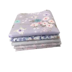 Wholesale High Quality Pastel Pattern Cotton Print Fabric Floral Digital Print Cotton Fabric For Sewing