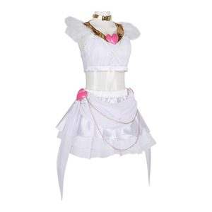 Disfraz de Anime con Alas de Ángel, Conjunto de Disfraz con Medias de Encaje para Comic Con, Fiesta o Espectáculo - Product Image 3