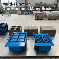Machine à fabriquer des briques en ciment électrique de petite taille BSF-2-45, compacte et portable, pour la production de blocs de béton creux et pleins