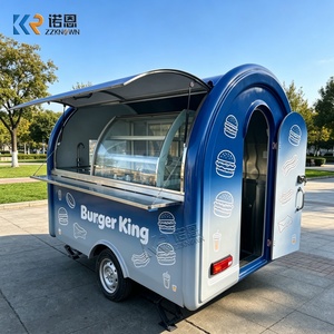 Fiberglas Çekilebilir Yiyecek Römorku Açık Hava Mobil Mutfak Sokak Yemeği Gece Pazarı İkram Hizmeti Küçük İşletme Büfesi Römorku - Product Image 2