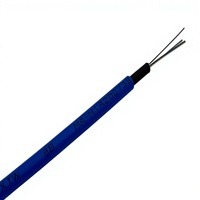 Cable blindado ignífugo azul con revestimiento exterior, antirrotura, para proyectos de transmisión de señal enterrada en minas de carbón