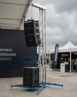 Torre de Elevación Portátil Plegable para Line Array, Torre de Montaje Rápido para Eventos al Aire Libre