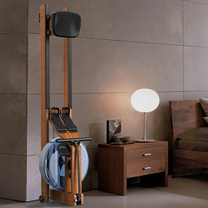 Máquina <span class=keywords><strong>de</strong></span> <span class=keywords><strong>Remo</strong></span> Plegable <span class=keywords><strong>de</strong></span> Madera <span class=keywords><strong>para</strong></span> el Hogar: Monitor Ajustable y Aplicación Bluetooth, Equipo <span class=keywords><strong>de</strong></span> Ejercicio Cardiovascular <span class=keywords><strong>para</strong></span> Interiores - Product Image 1