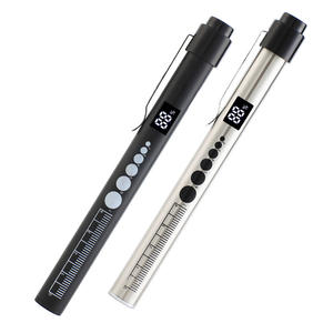 Linterna Médica con Luz Amarilla Cálida LED, Lápiz <span class=keywords><strong>de</strong></span> Luz para Enfermeras, Calibrador <span class=keywords><strong>de</strong></span> Pupilas, Regla Divisoria, Lápiz <span class=keywords><strong>de</strong></span> Luz para Examen <span class=keywords><strong>de</strong></span> Ojos, Otorrinolaringología - Product Image 1