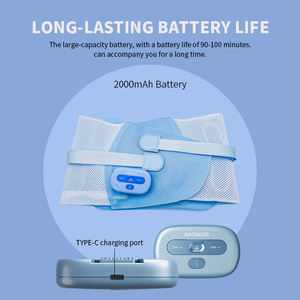 Cintura per massaggio termico in vita calda da donna con riscaldamento elettrico termico da donna cintura da massaggio vibrante - Product Image 3