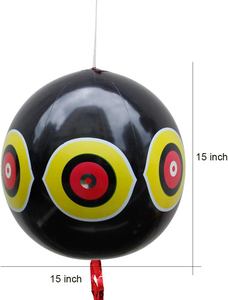 Globo Inflable Repelente de Aves con Diseño de Ojo de Depredador, de PVC, para Escajar Aves en Viñedos, Huertos y Granjas - Product Image 3