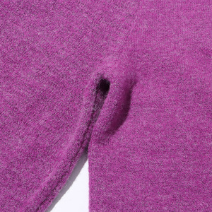 Pantalones de punto para mujer al por mayor, de primavera, ecológicos, rectos, transpirables, informales, de cintura alta, con frente plano, cómodos y con cintura elástica. - Product Image 6