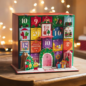 <span class=keywords><strong>Calendrier</strong></span> de l'Avent Cosmétique <span class=keywords><strong>en</strong></span> Gros pour Noël – Boîte Cadeau Personnalisée Imprimée – Boîte Surprise à Compteur à Rebours de Noël - Product Image 2