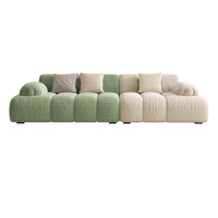 Modernes Modulares Faltsofa-Bett, Stilvolles und Einfaches Set, Weiß, Zweisitzig, Sektionell, Vakuumkomprimiert für Einfachen Versand, für Wohnzimmer