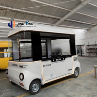 Food Truck Gourmet Mobile : Options de Menu Uniques, Cuisine Entièrement Équipée, Carburant Hybride, Thème Couleur Personnalisé pour la Restauration Extérieure