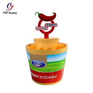 Individueller Druck Kartonständer Werbedisplay Supermarkt Kartonschränke Karton für Lebensmittel-Süßigkeiten-Dispenser Werbung - Product Image 1