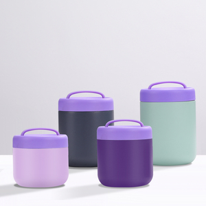 Wholesale Eco Friendly Food Jar Leakproof Lunch Storage Metal Lunch Box Stainless Steel Lunch Box