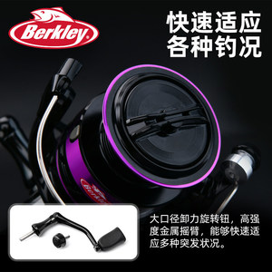 Carrete de Pesca Giratorio Lightning con Cuerpo de Grafito, 3+1 Rodamientos, Freno de 5.5 kg, para Pesca con Señuelos - Product Image 3