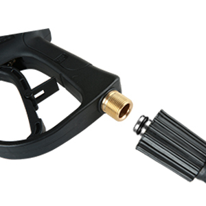Kit de pistolet de laveuse <span class=keywords><strong>haute</strong></span> <span class=keywords><strong>pression</strong></span> 3000 PSI 5 embouts de buse de pulvérisation 1/4 ''raccords de M22-14mm à connecteur rapide matière plastique pour le lavage de voiture - Product Image 5