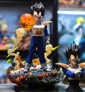 Figura de Dragon Ball Z |   Recastado de Resina |   Armadura de Hombro <span class=keywords><strong>Vegeta</strong></span> |   Figuras de acción en 2 versiones - Product Image 1