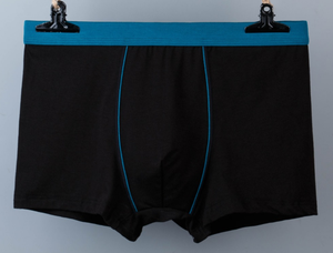 Calzoncillos <span class=keywords><strong>Boxer</strong></span> de Algodón y Elastano sin Costuras para Hombre, Ropa Interior Transpirable de Punto con Cintura Media, Logotipo Personalizado OEM ODM - Product Image 3