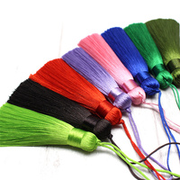 8cm soie gland frange porte-clés pour fête sac décoration fournitures porte-clés gland rideau gland pour la décoration de la maison