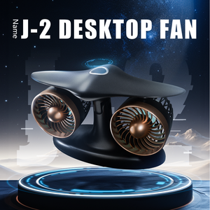 Kipas portabel bentuk pesawat Desktop merek pribadi pendingin udara gaya unik tersedia di pasar pabrik - Product Image 2