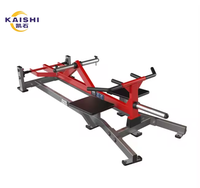 Máquina de remo con barra en T Kaishi para gimnasio, para esculpir la espalda, con carga de placas, peso libre, certificación CE