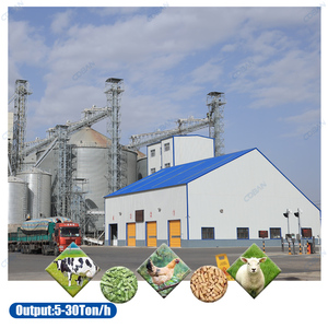 Advanced Pellet Machine Plant Manufacturer Beef Cattle Complete Production Line For <b>Large</b> Feed Mills - Product Image 1