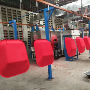Manual production electrostatic powder painting coating spray line / Painting Drying Ovens