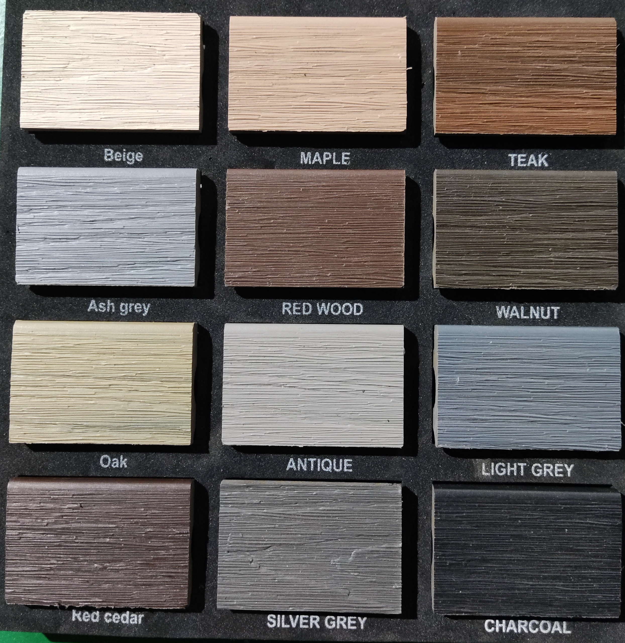 Teck/Noyer/Chêne/Érable 12 couleurs