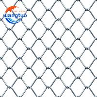 Clôture en treillis métallique galvanisé de calibre 9 / Chaîne de cyclone en vinyle plastique PVC pour autoroute, chemin de fer, temporaire