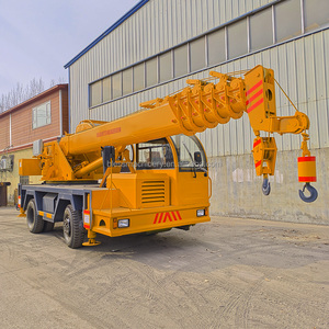 10 Ton truk derek hidrolik lengan lurus buatan rumah derek teleskopik Harga Boom Mobile Crane - Product Image 3