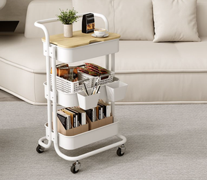 Home-use small car bedroom and living room <b>storage</b> rack mobile miscellaneous <b>storage</b> and organization rack - Product Image 2