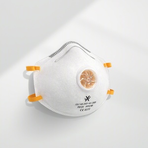 XPRO CE EN149 <span class=keywords><strong>FFP2</strong></span> NR D Filtre Coupe <span class=keywords><strong>Demi</strong></span>-<span class=keywords><strong>Masque</strong></span> Respirateur avec Valve Sécurité Échantillon Gratuit - Product Image 1