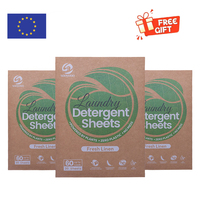 Feuilles de lessive super concentrées pour lave-linge, nettoyage en profondeur des vêtements avec parfum naturel frais