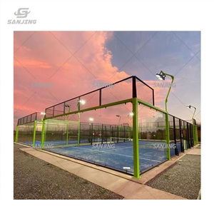 Pista <span class=keywords><strong>de</strong></span> Pádel Panorámica Exterior, <span class=keywords><strong>Cancha</strong></span> <span class=keywords><strong>de</strong></span> Pádel <span class=keywords><strong>de</strong></span> Vidrio Templado, Precio <span class=keywords><strong>de</strong></span> Mayoreo - Product Image 2