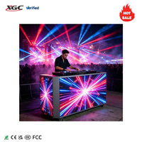 Écran LED pour cabine de DJ, écran LED flexible pour comptoir de bar intérieur, taille personnalisée P1.86, écran LED pour affichage intérieur, écran LED pour comptoir elliptique