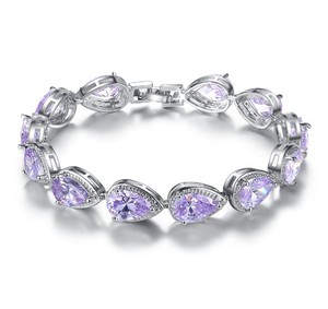 Plus récent intelligent <span class=keywords><strong>bracelet</strong></span> en zircon cubique pierre gemme <span class=keywords><strong>bracelet</strong></span> pour les femmes - Product Image 4